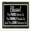 Funny Welcome Doormat - Bless Food Family Love Door Mat Home Mats God Bless Mat for Family Housewarming Gifts view 1
