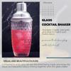 Gbuxska Cocktail Shaker Set - Martini Shaker, Drink Shakers Cocktail, Glass Shaker Bottle for Cocktails, Bars, Whiskey (Sliver) view 4