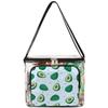 bisibuy Avocado Hearts Elements Clear Lunch Bag Stadium Approved PVC Plastic See Through Lunch box with Adjustable Strap for Sports Events Concerts Office view 1