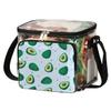 bisibuy Avocado Hearts Elements Clear Lunch Bag Stadium Approved PVC Plastic See Through Lunch box with Adjustable Strap for Sports Events Concerts Office view 2