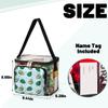bisibuy Avocado Hearts Elements Clear Lunch Bag Stadium Approved PVC Plastic See Through Lunch box with Adjustable Strap for Sports Events Concerts Office view 3