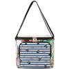bisibuy Anchor Rudder Navy Dogs Clear Lunch Bag Stadium Approved PVC Plastic See Through Lunch box with Adjustable Strap for Sports Events Concerts Office view 1