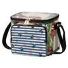 bisibuy Anchor Rudder Navy Dogs Clear Lunch Bag Stadium Approved PVC Plastic See Through Lunch box with Adjustable Strap for Sports Events Concerts Office view 2