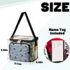 bisibuy Anchor Rudder Navy Dogs Clear Lunch Bag Stadium Approved PVC Plastic See Through Lunch box with Adjustable Strap for Sports Events Concerts Office view 3
