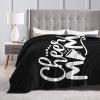 Cheer Mom Throw Blanket Super Soft Warm Fleece Blanket, Suitable for Sofa Home Decoration Travel 60"x50" view 4