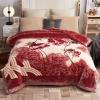 9 LB Soft Heavy Mink Blanket Queen Size 80"X90",Silky Soft Warm Winter Korean Style Mink Fleece Blanket 2 Ply Reversible Flannel Blanket for Couch Sofa Bed view 1