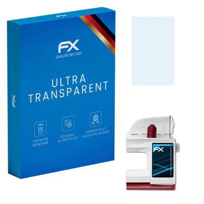 atFoliX Screen Protection Film compatible with Husqvarna Viking Designer Ruby 90 Screen Protector, ultra-clear FX Protective Film (2X)