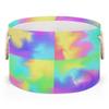 OKCELL-Abstract Rainbow Pattern-Easter Egg Hunt Basket Bags-Baby Toy Storage Organizer Box For Easter Eggs Goodie Candy Party, Easter Gifts For Boys Girls view 2