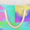 OKCELL-Abstract Rainbow Pattern-Easter Egg Hunt Basket Bags-Baby Toy Storage Organizer Box For Easter Eggs Goodie Candy Party, Easter Gifts For Boys Girls view 4