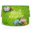 OKCELL-Green Happy Easter Eggs-Easter Baskets-Personalized Easter Baskets For Easter Egg Hunt Party Favors view 1