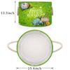 OKCELL-Green Happy Easter Eggs-Easter Baskets-Personalized Easter Baskets For Easter Egg Hunt Party Favors view 3