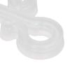 150Pcs Christmas Light Clips, Reusable Waterproof Plastic Outdoor Hanging Christmas Light Hanger Clips Weatherproof Holiday Fairy Light Hanging Clips Christmas Light Clips Holiday Party(White) view 3