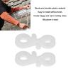 150Pcs Christmas Light Clips, Reusable Waterproof Plastic Outdoor Hanging Christmas Light Hanger Clips Weatherproof Holiday Fairy Light Hanging Clips Christmas Light Clips Holiday Party(White) view 4