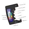 Digital Battery Capacity Tester LCD Screen Universal D C N AAA 9V 1.5V Button Cell Battery Analyzer Support Check Carbon Zinc and Rechargeable Batteries (Black) view 2