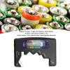 Digital Battery Capacity Tester LCD Screen Universal D C N AAA 9V 1.5V Button Cell Battery Analyzer Support Check Carbon Zinc and Rechargeable Batteries (Black) view 4