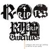 1 PCS Rip to My 20s Cake Topper - Black Glitter Death to My Twenties Cake Pick - Decorations for Youth Funeral Happy 30th Birthday Party Supplies view 2