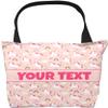 Pink Unicorn Kids Tote Bag - Custom Canvas Bag, Personalized Name, 18x18 in view 1