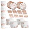 Birthday Galore Little Miss Onederful Themed Party Supplies for Girls, Kids and Adults - Ideal Colorful Decoration Tableware Celebration Set with Plates, Napkins, Cups and Includes Forks - Kit for 16 view 1