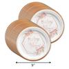 Baby in Bloom Floral Baby Shower Party Supplies Set Plates and Napkins Kit for 24 view 2