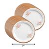Baby in Bloom Floral Baby Shower Party Supplies Set Plates and Napkins Kit for 24 view 3