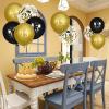 13th Birthday Balloons for Boys, 15 Pcs Black Gold Happy 13th Birthday Balloons, Black Gold 13th Birthday Party Decorations Balloons for Boys Girls 13th Birthday Decor view 4