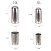 BNNP Outdoor/Indoor Trash Can Stainless Steel Trash Can with Lid Swing Open Trash Can 9.2/13.2 Gallon Commercial Trash Can Perfect for Home Office Use in Backyard, Deck, or Patio (Size : 50L) view 2