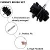 chimney sweep kit Dryer Vent Cleaning Drain Rod Set, Electrical Drill Drive Sweeping Brush, Chimney Sweep Brushes Kit,Clean Tool Suitable For Chimneys Flue Fireplace Stove,610mm,12 Rods ( Color : 6 Ro view 4