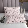 3 Piece Ladybug Quilt Bedding Set Women Aldult Lightweight Bedding Black and Red Bedspread Set Cute Ladybug Bedspread Coverlet Soft Microfiber Home Quilt Set for King Bed All Season view 3