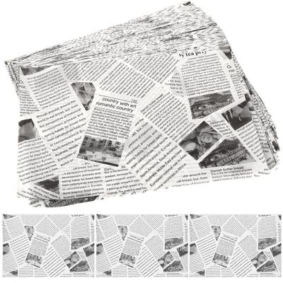 Retro Sandwich Paper 120 Sheets Paper Grease Resistant Xmas