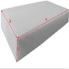 V1 Velvet Indoor Daybed Mattress Pillow Cover Complete Set ContrastPipe Full 75"(A) x 54"(B) x 6"(C) AD373 view 2