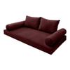 V1 Velvet Indoor Daybed Mattress Pillow Cover Complete Set Knife Edge Full AD368 view 1