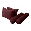 V1 Velvet Indoor Daybed Mattress Pillow Cover Complete Set Knife Edge Full AD368 view 3