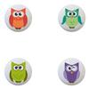 Owls Hoot Owl DECORATIVE Ceramic Dresser Drawer PULLS Cabinet Cupboard KNOBS (Complete Set of All 4) view 1