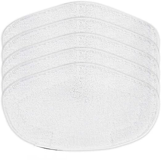5 Cloths Washable for Polti Vaporetto SV440_Double SV400, Pads for Polti Vaporetto Smart 100_B Mop Sockettes,Vaporetto Steam Mops Cleaner