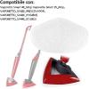 5 Cloths Washable for Polti Vaporetto SV440_Double SV400, Pads for Polti Vaporetto Smart 100_B Mop Sockettes,Vaporetto Steam Mops Cleaner view 4