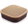 Shopping 24 Mart Box Dabba for Keeping Spices, Spice Box for Kitchen, Plastic Wooden Style Masala Box, Masala Container view 1