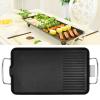 Miskall Indoor Electric Grill, Electric Smokeless BBQ Grill, 1400W Electric Barbecue Grill Divisional Smokeless Stainless Steel Grill Plate BBQ Accessory (US 110V) view 4