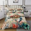 Erosebridal Octopus Bedspread, 3D Sea Turtle Bedding for Kids Boys Girls, Retro Sailboat Crab Reptile Quilt Set, Teal Jellyfish Coverlet Set, Marine Mediterranean Style Quilted Coverlet, King view 1