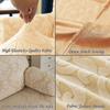 1/2/3 Seater Stretch Recliner Sofa Cover Jacquard Recliner Sofa Cover Thicken Spandex Sofa Cover with Elastic Bottom Furniture Protector Jacquard Highly Elastic Washable Anti-Slip Four Seasons ( Color view 3