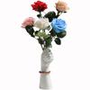 MCHDMI Ceramic Vase, Creative Hand-Shaped Flower Vase, Tabletop White Arm Vase for Home Office Decoration view 1