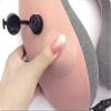 GIENEX Inflatable Travel Pillow Neck Cushion for Airplane or Car Travel,Washable Pillowcase U Shaped Office Napping Pillow with Earplugs and Eye Mask for Airplanes Cars Buses Trains Office view 2