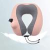 GIENEX Inflatable Travel Pillow Neck Cushion for Airplane or Car Travel,Washable Pillowcase U Shaped Office Napping Pillow with Earplugs and Eye Mask for Airplanes Cars Buses Trains Office view 3