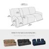 1/2/3 Seater Stretch Recliner Sofa Cover Jacquard Recliner Sofa Cover Thicken Spandex Sofa Cover with Elastic Bottom Furniture Protector Jacquard Highly Elastic Washable Anti-Slip Four Seasons ( Color view 2