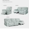 1/2/3 Seater Stretch Recliner Sofa Cover Jacquard Recliner Sofa Cover Thicken Spandex Sofa Cover with Elastic Bottom Furniture Protector Jacquard Highly Elastic Washable Anti-Slip Four Seasons ( Color view 3
