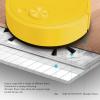 Fdit Robot Vacuum Cleaner, Mini Automatic Avoidance USB Charging Smart Sweeping Robot for Wooden Flooring for Carpet (Yellow) view 4