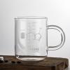 Caffeine Beaker Mug, Graduated Beaker, Mug with Handle, Borosilicate Glass Cup, Chemistry Cool Mugs, Mugs Gifts for Kids, Easy and Safe Reheating view 3