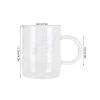 Caffeine Beaker Mug, Graduated Beaker, Mug with Handle, Borosilicate Glass Cup, Chemistry Cool Mugs, Mugs Gifts for Kids, Easy and Safe Reheating view 4
