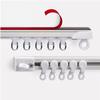Ceiling Curtain Track Room Divider Hospital Curtain Self Adhesive Aluminum Curtain Rail, Ceiling or Wall Mount Sliding Curtain Track SystemHospital Porch Room Privacy Divider ( Color : Ceiling Mount view 1