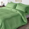 DIFFERENT SHEETING 3 Piece Duvet Cover Set - 100% Egyptian Quality Cotton Bedding & 600 Thread Count with Zipper Closure Quilts & Comforters Cover Set - Sage Stripe, King. view 1