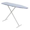 Household Essentials Ironing Board with Steel Top and Striped Design, Blue and White view 1